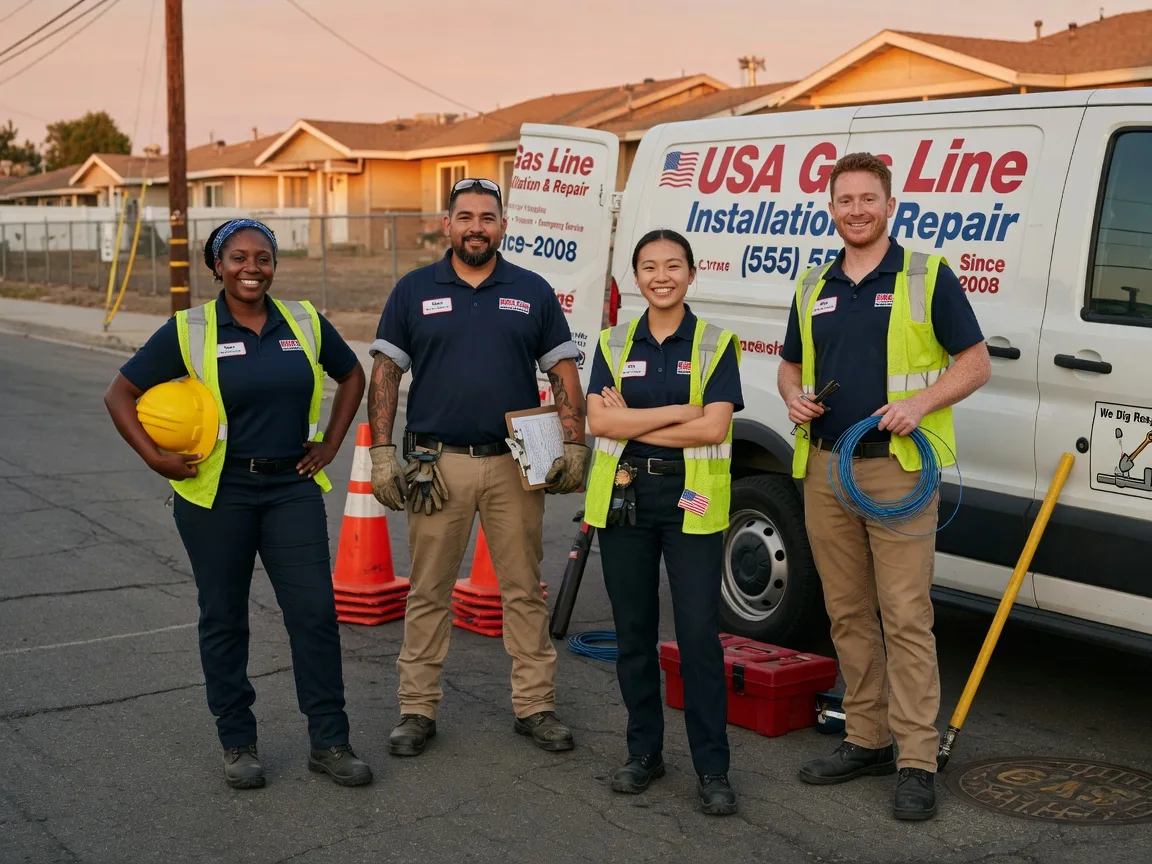 Gas Line Installation company in Center Cross, VA